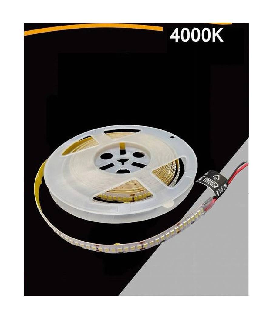 Strip Striscia Led 5mt Dc 24v Smd 2835 Ip20 90w Luce 3000k 6500k 4000k Dc24v-240 - -Bianco Naturale --0