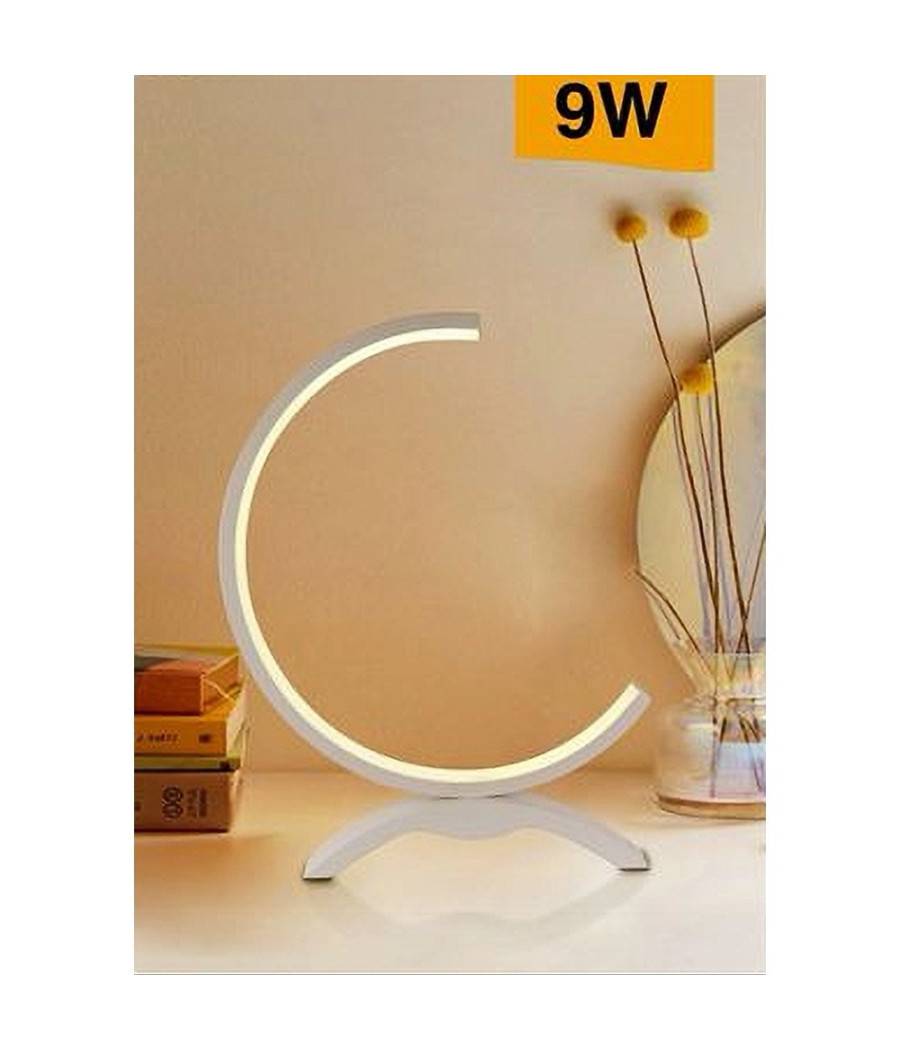 Lume Led 9w Lampada Tavolo Abat-jour Stilizzata Bianco Luce 3000k 6500k 4000k D30 - -Bianco Caldo --0