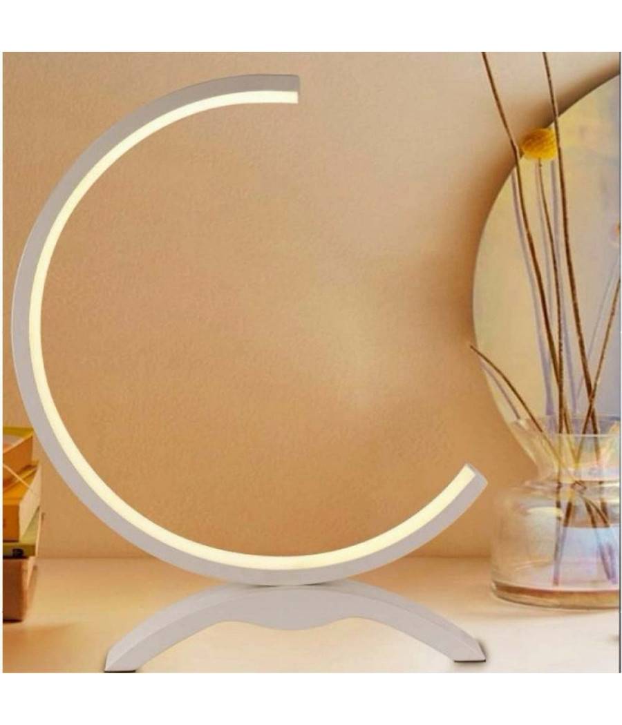 Lume Led 9w Lampada Tavolo Abat-jour Stilizzata Bianco Luce 3000k 6500k 4000k D30 - -Bianco Caldo --1