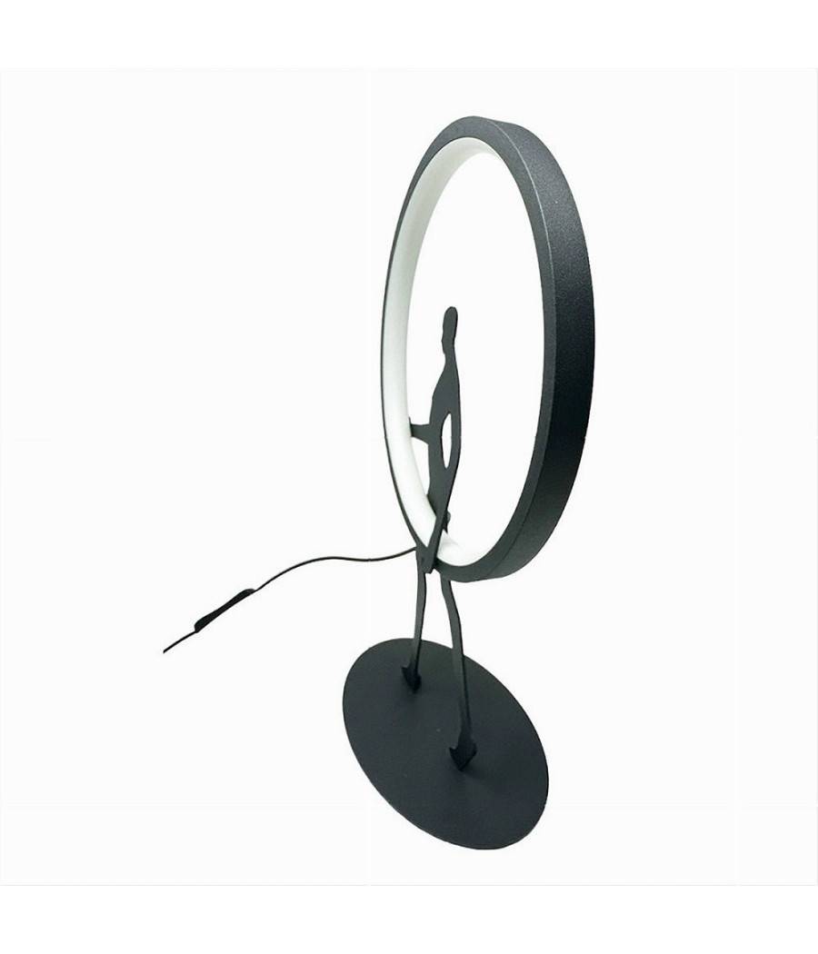 Lampada Da Tavolo 9w Scultura Corpo Uomo A Led Lume Luce 3000k 4000k 6500k D02-n - -Bianco Freddo --4