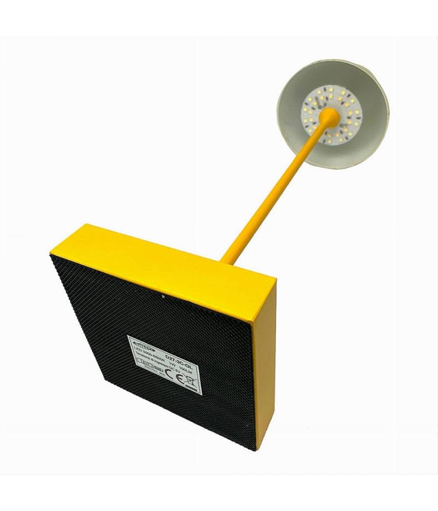 Lampada Tavolo Ricaricabile Usb 10 Watt 3 Colorazione Di Luce Vari Colori D27-3c - Giallo-4