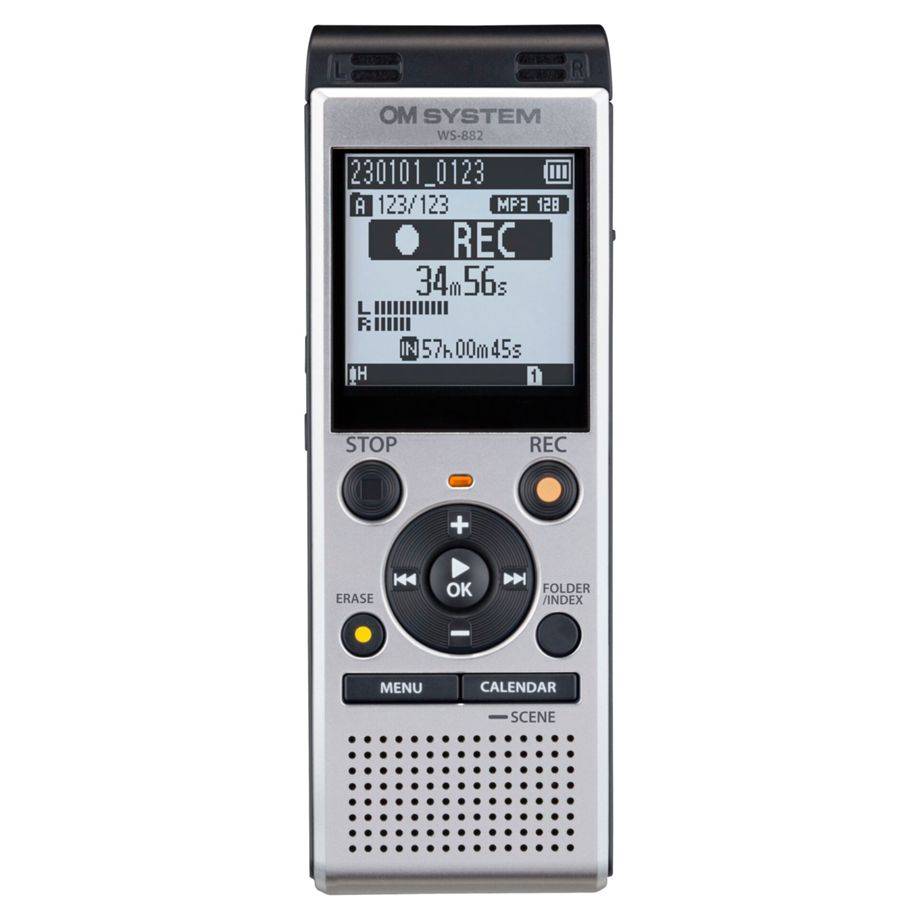 REGISTRATORE DIGIT VOCALE MP3 E PCM USB4GB MEMORIA 1040 ORE REG.-0