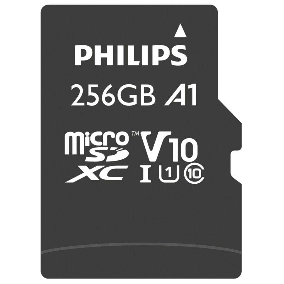 Philips MicroSDXC Card 256GB Class 10 UHS-I U1 incl. Adapter (FM25MP45B/00)-1