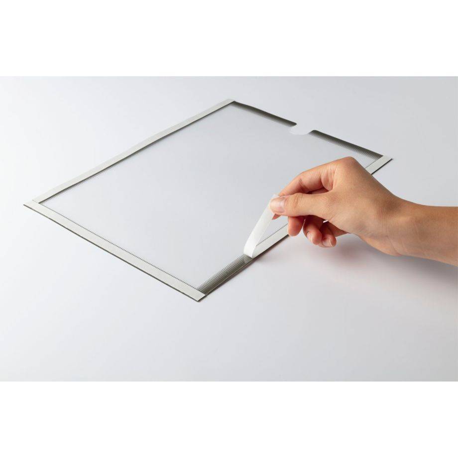 Durable Dokumentenhalter selbstkleben A4 5 Stück anthra grau - Grau - 5er (400657)-1