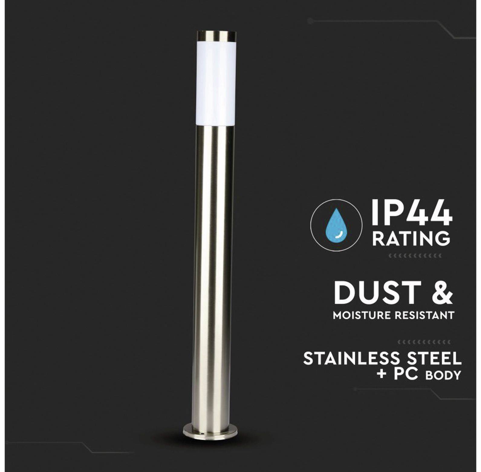 Immagine simbolo per V-TAC 8625 VT-838 Lampada da terra per esterni E27 Acciaio