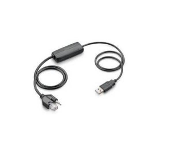 Plantronics Poly APU-72 Cavo da interruttore a gancio a USB-A nero