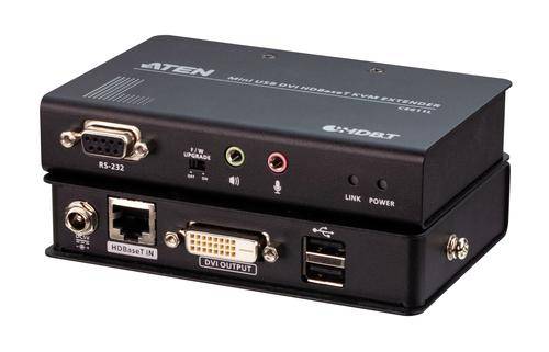 Aten Mini USB DVI HDBaseT KVM Extender-0