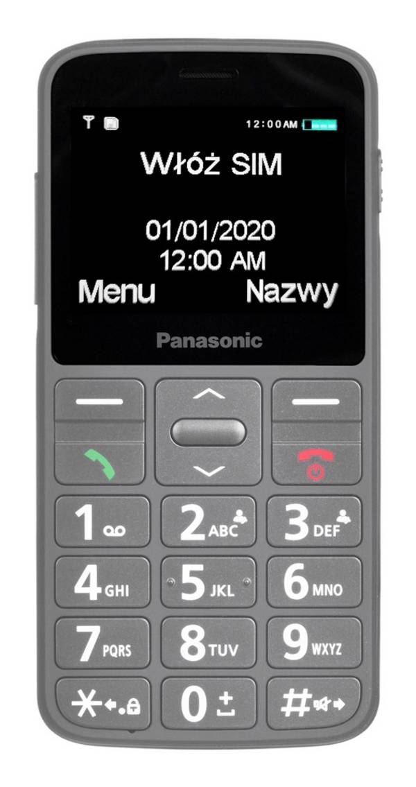 Cellulare per anziani Panasonic KX-TU160EXG 2.4"
