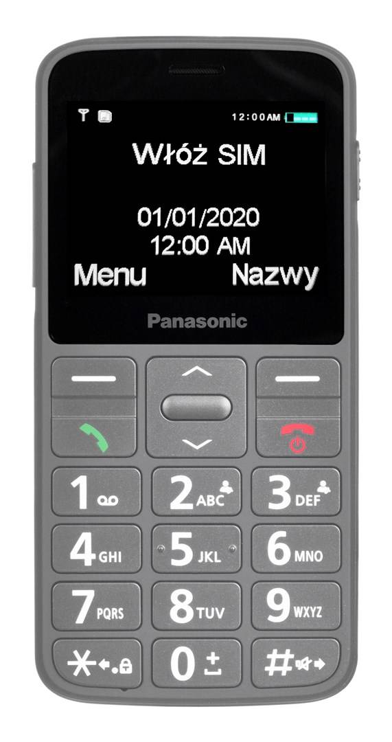 Cellulare per anziani Panasonic KX-TU160EXG 2.4"-0