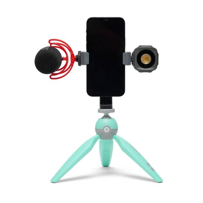 Kit treppiede Handypod 2 verde acqua-2