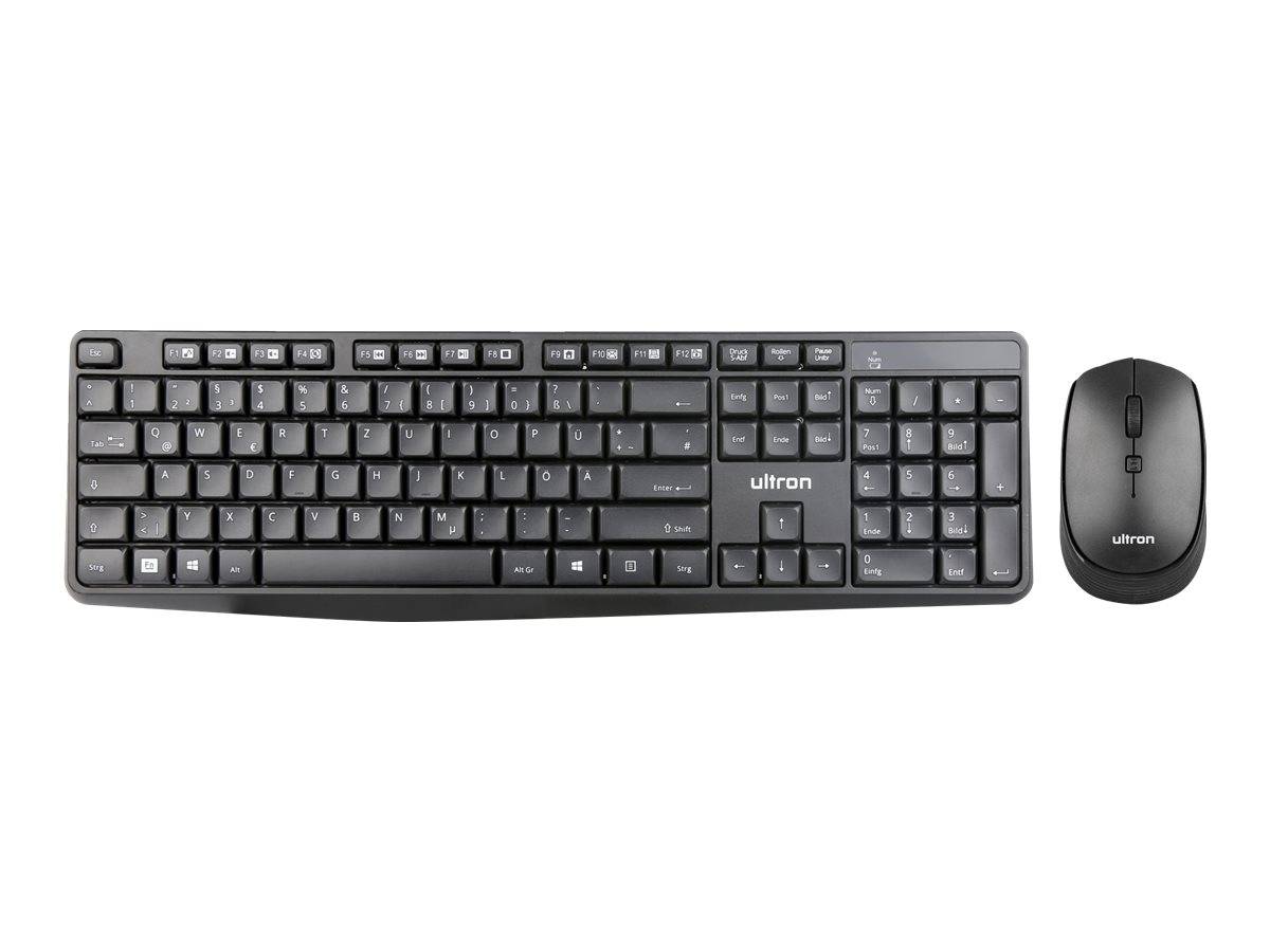 Ultron UMC300 tastiera Mouse incluso Universale RF Wireless Tedesco Nero (UMC300)-3