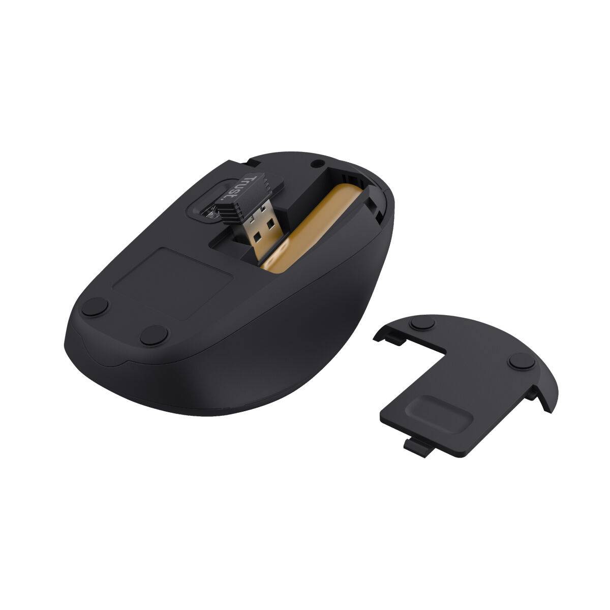 Trust Yvi+ Mouse Compatto Blu Wireless Ambidestro 1600 Dpi Con Ricevitore-1