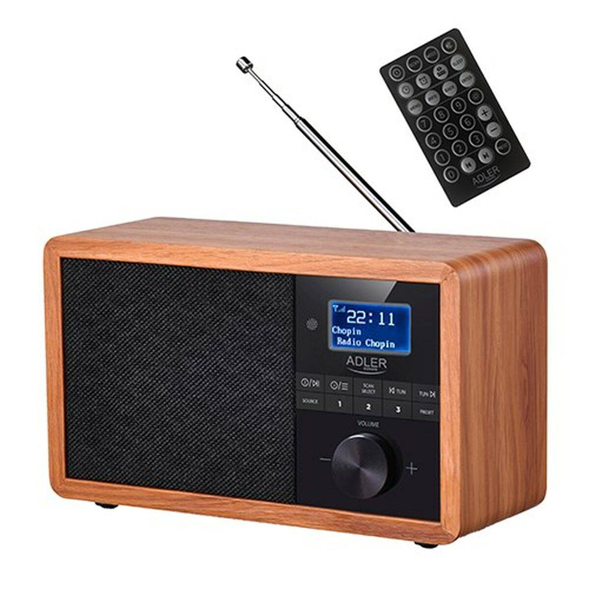 Radio Adler AD 1184 Nero Legno-0