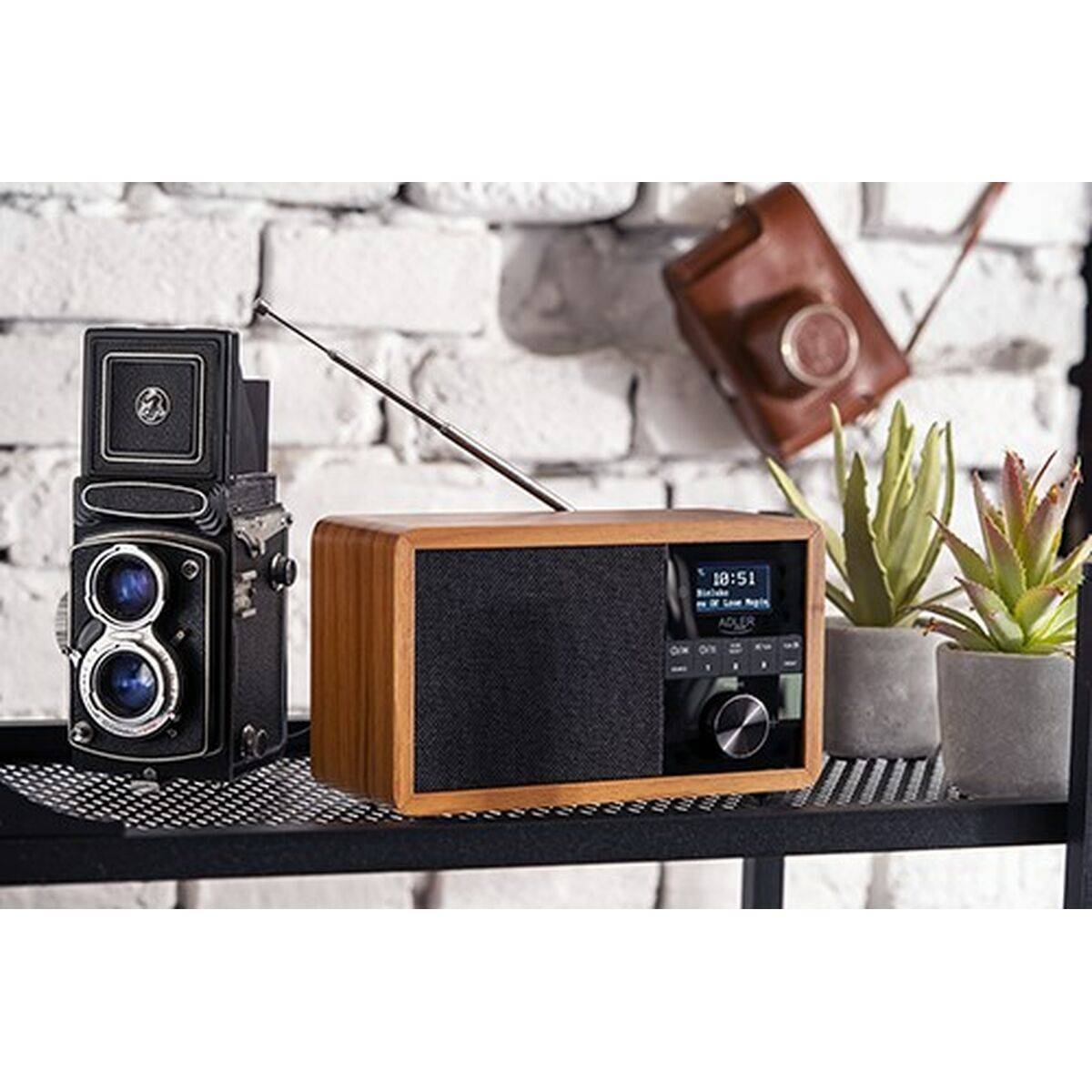 Radio Adler AD 1184 Nero Legno-1