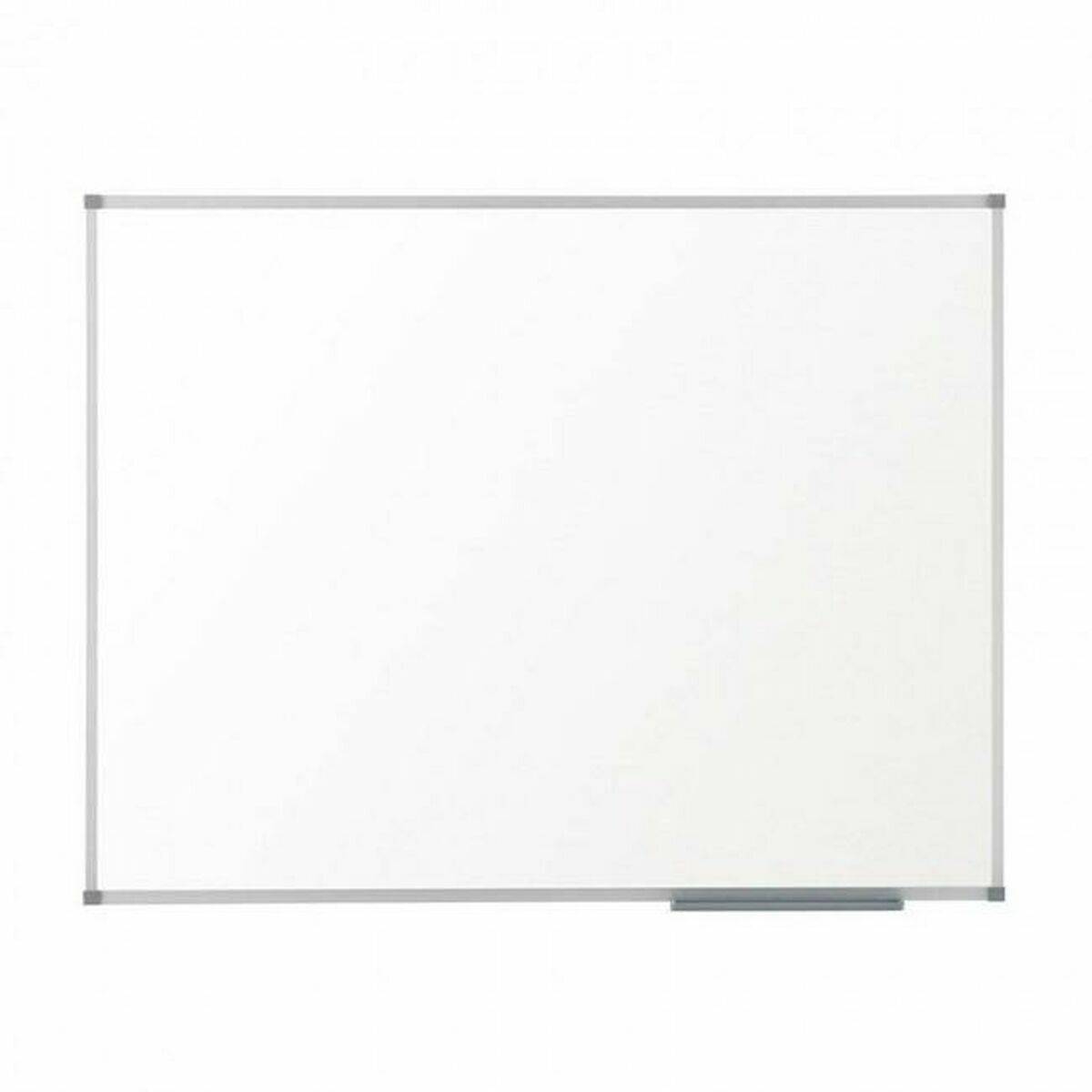 Nobo Lavagna bianca magnetica in acciaio Basic 1500x1000 con bordo basico (Nobo 1905212 Essencec Steel Magnetic Whiteboa-0