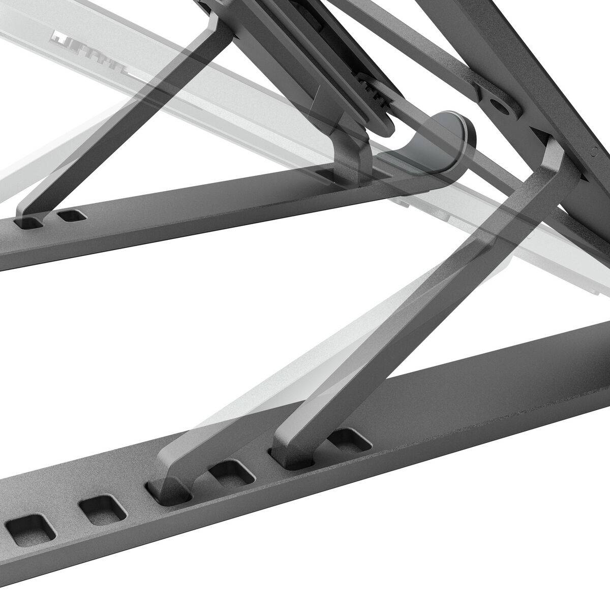 Supporto per Tablet Aisens Grigio scuro Nero-1