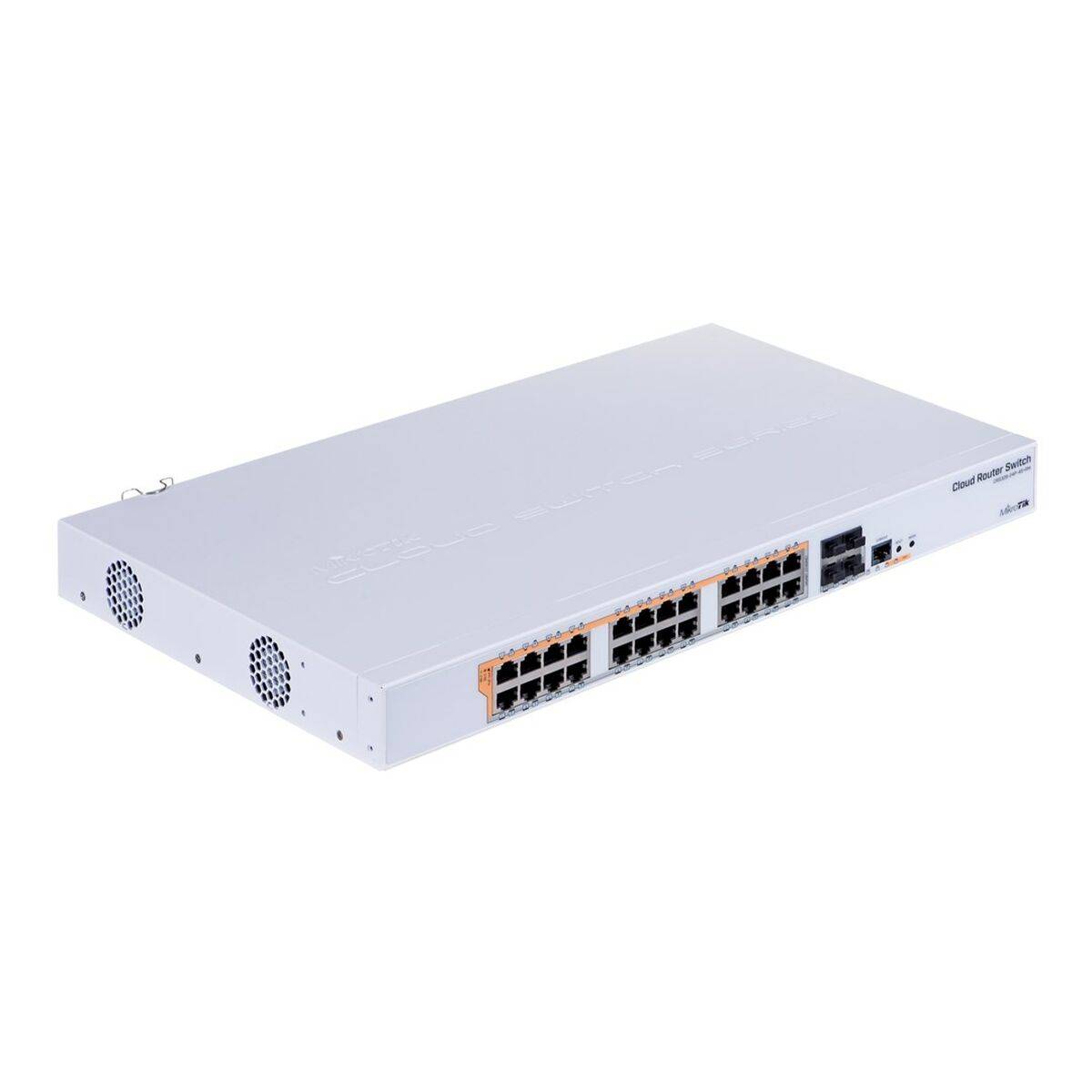 MikroTik Cloud Router Switch CRS328-24P-4S+RM - Switch - L3 - managed - 24 x 10/100/1000 (PoE) + 4 x 10 Gigabit SFP+ - a-0