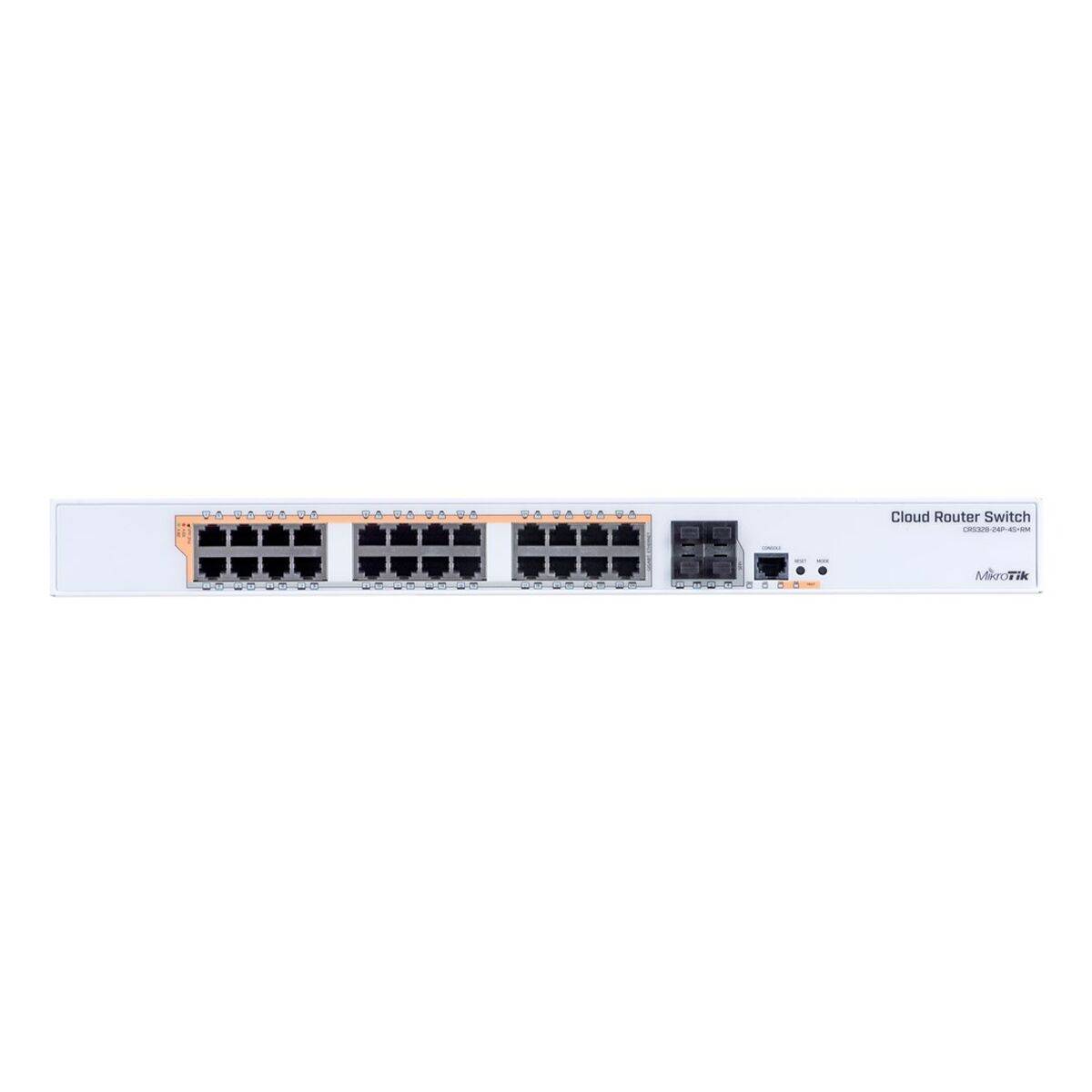 MikroTik Cloud Router Switch CRS328-24P-4S+RM - Switch - L3 - managed - 24 x 10/100/1000 (PoE) + 4 x 10 Gigabit SFP+ - a-2