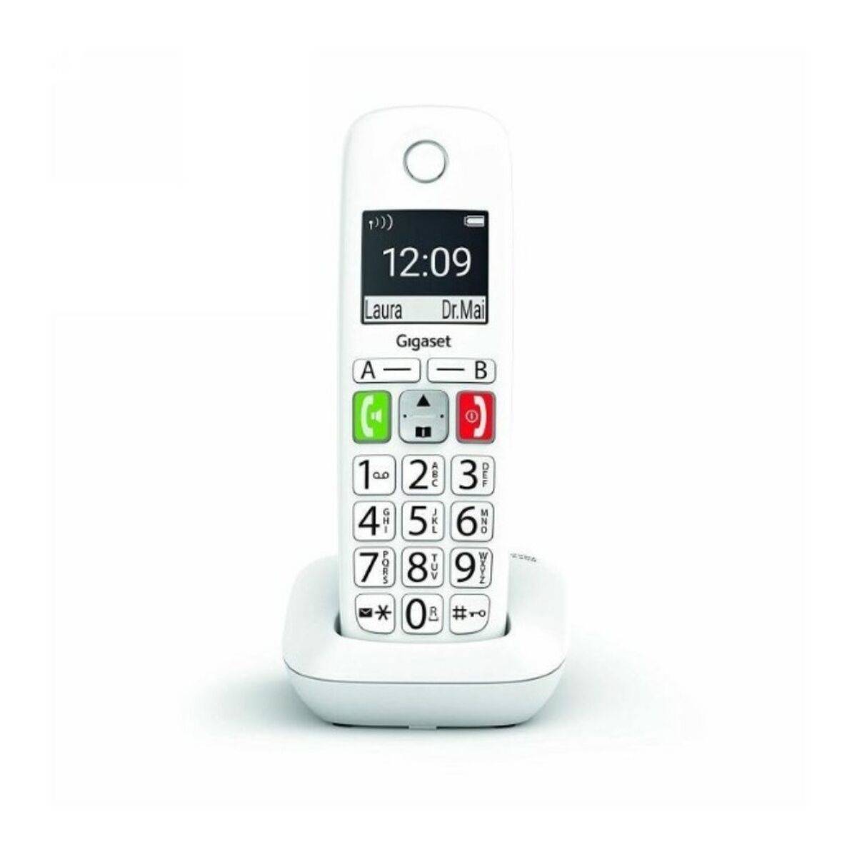 Gigaset E290 Telefono analogico DECT Identificatore di chiamata Bianco-1