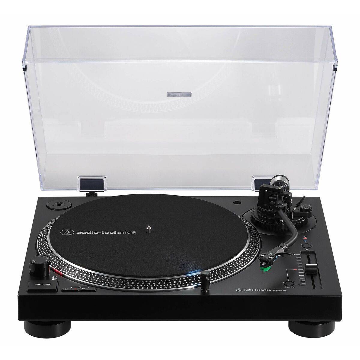 Audio-Technica AT-LP120XBT-USB. Typ: Plattenspieler mit Direktantrieb, Betrieb: Manuell, Produktfarbe: Schwarz. Form: S--0