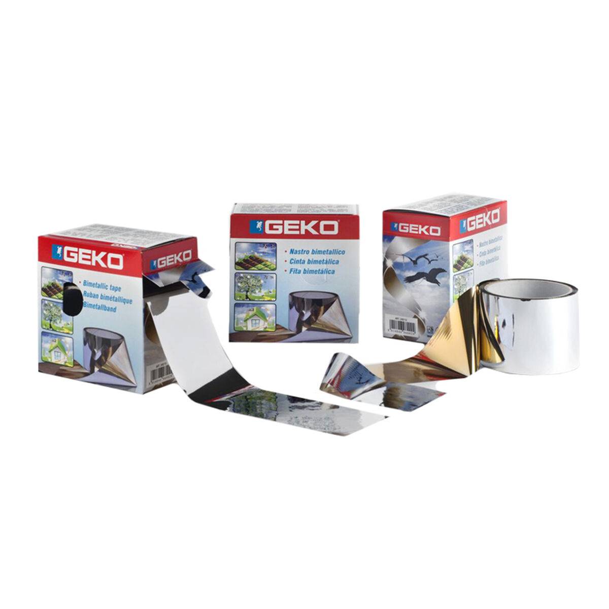 Repellente Geko Nastro Laminato Riflettente Uccelli 7 cm x 100 m-0