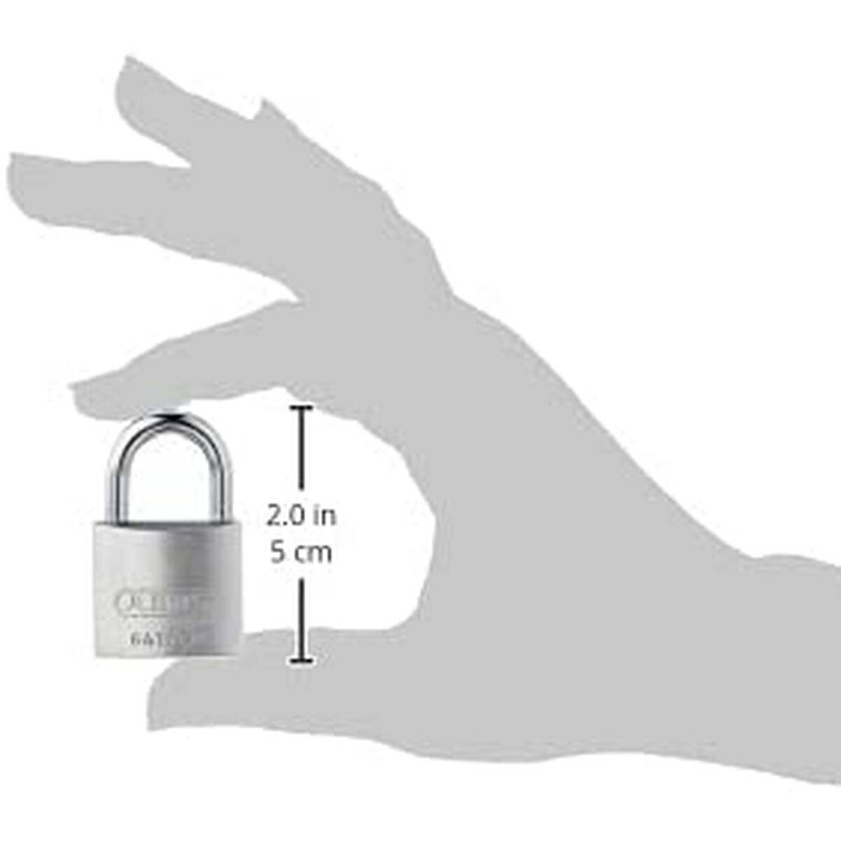 Lucchetto - ABUS - 64TI/30 Titalium - Corpo in alluminio - Chiave paracentrica - Rischio furto medio-1
