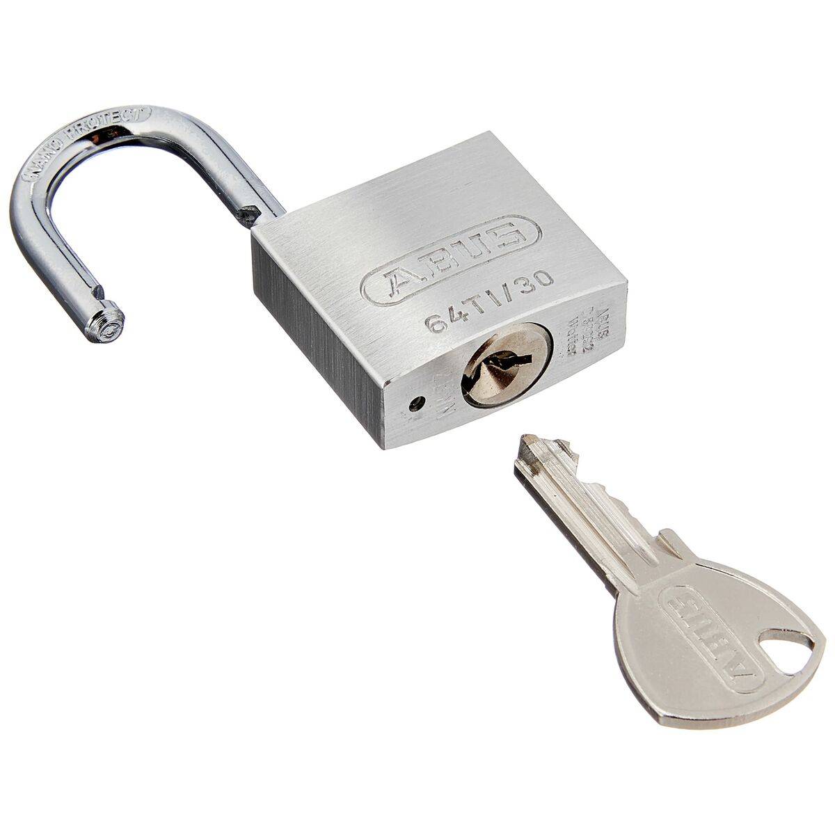 Lucchetto - ABUS - 64TI/30 Titalium - Corpo in alluminio - Chiave paracentrica - Rischio furto medio-4