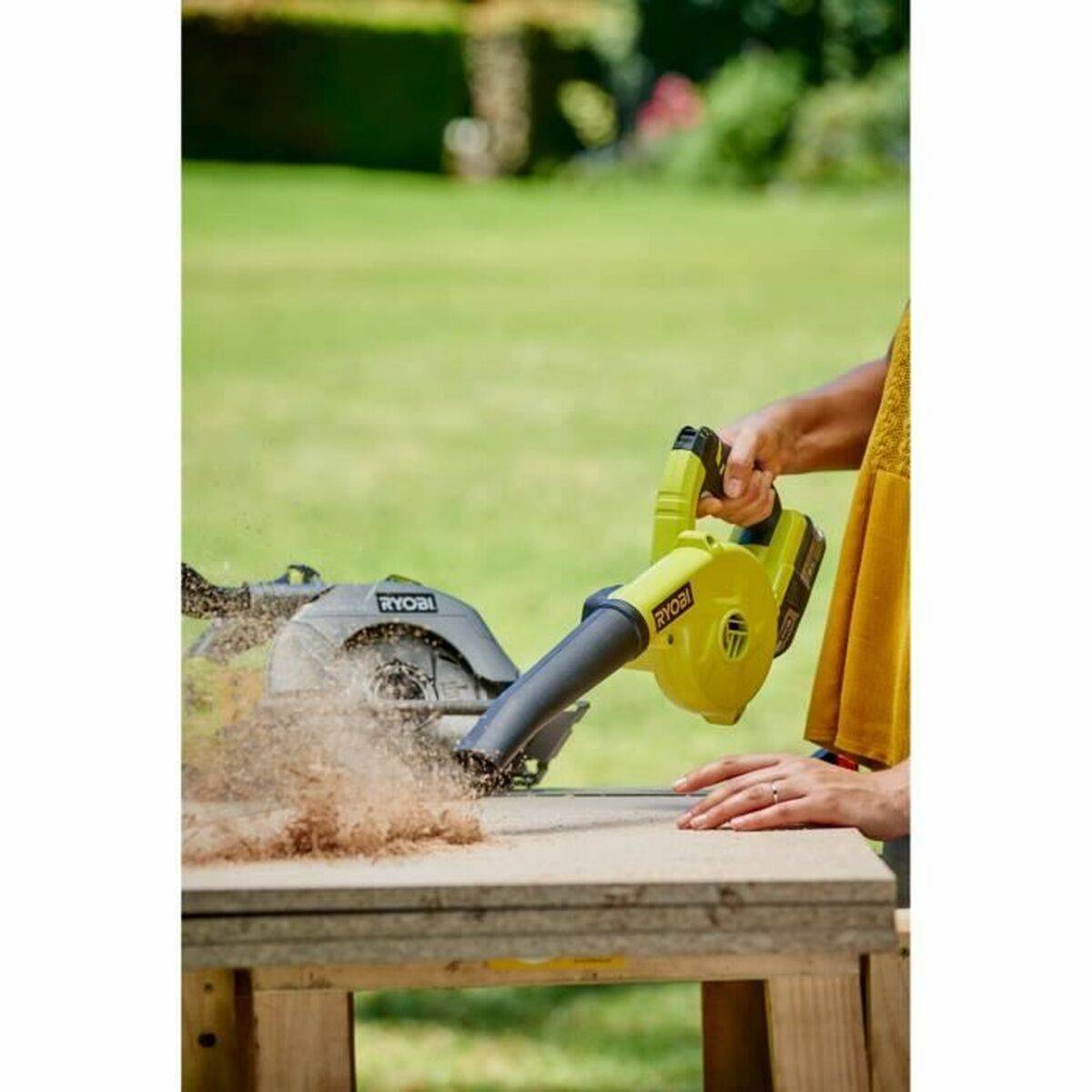 Ryobi 5133002915 18 V ONE+ Akku-Gebläse R18TB-0-1