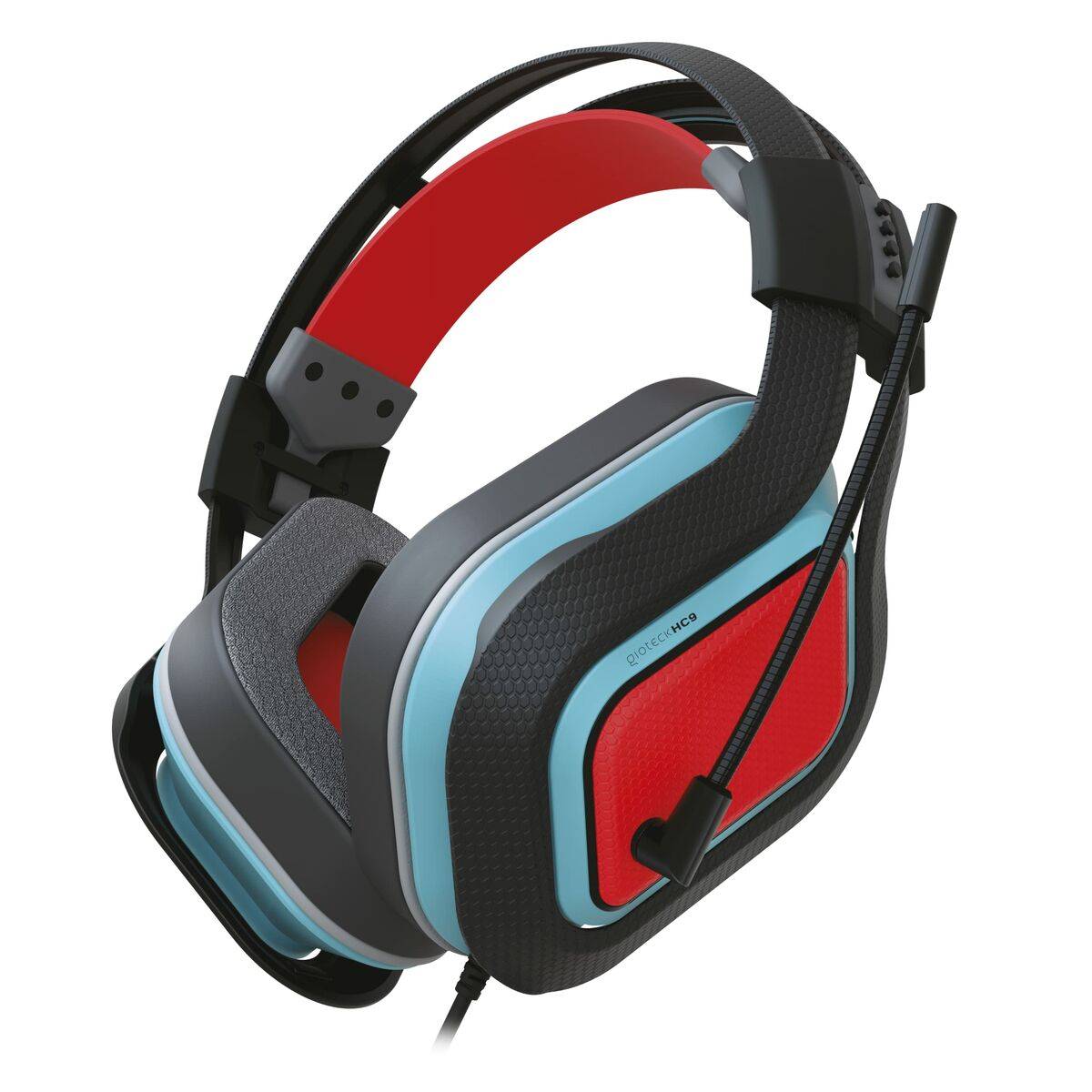Gioteck HC9 Auricolare Cablato A Padiglione Gaming Rosso-0