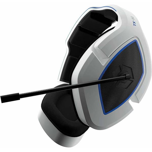 Gioteck TX-50 Cuffie Cablato a Padiglione da Gaming Nero Blu Bianco