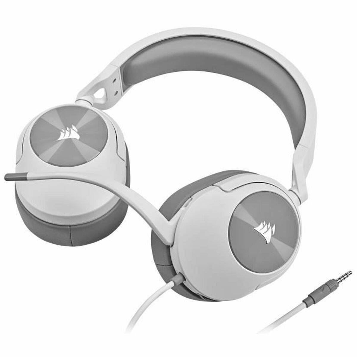 Corsair HS55 STEREO Auricolare Cablato A Padiglione Gaming Bianco-1
