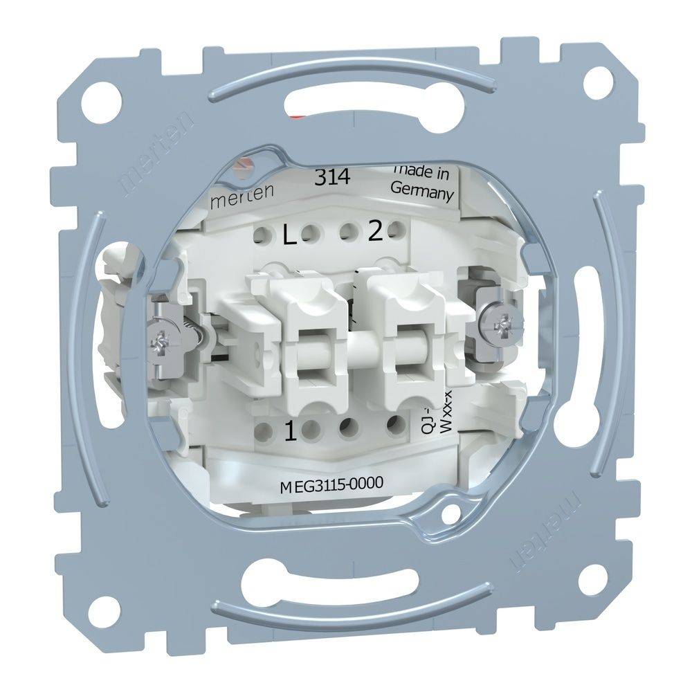 METZ CONNECT E-DAT C6 1 porta AP bianco puro-0