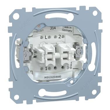 METZ CONNECT E-DAT C6 1 porta AP bianco puro