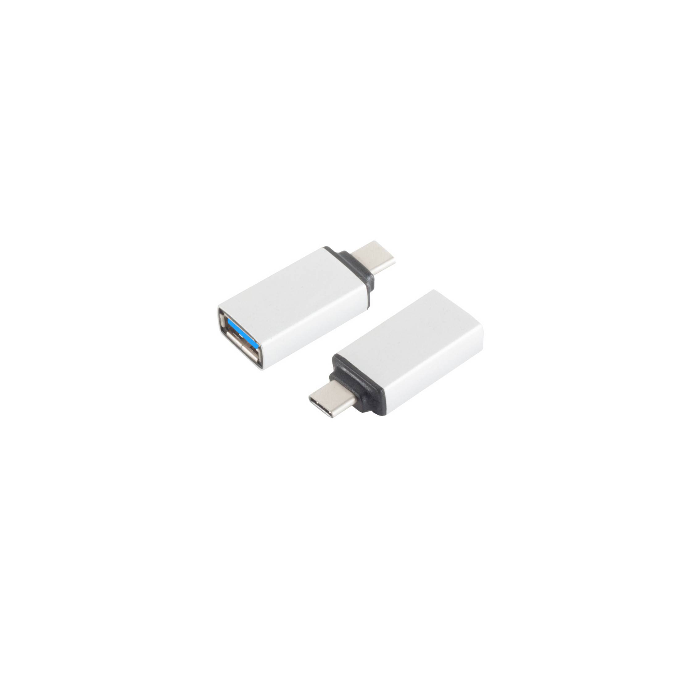 S-Conn 14-05015 USB 3.1 C USB 3.0 A Silber Kabelschnittstellen-/adapter (14-05015)
