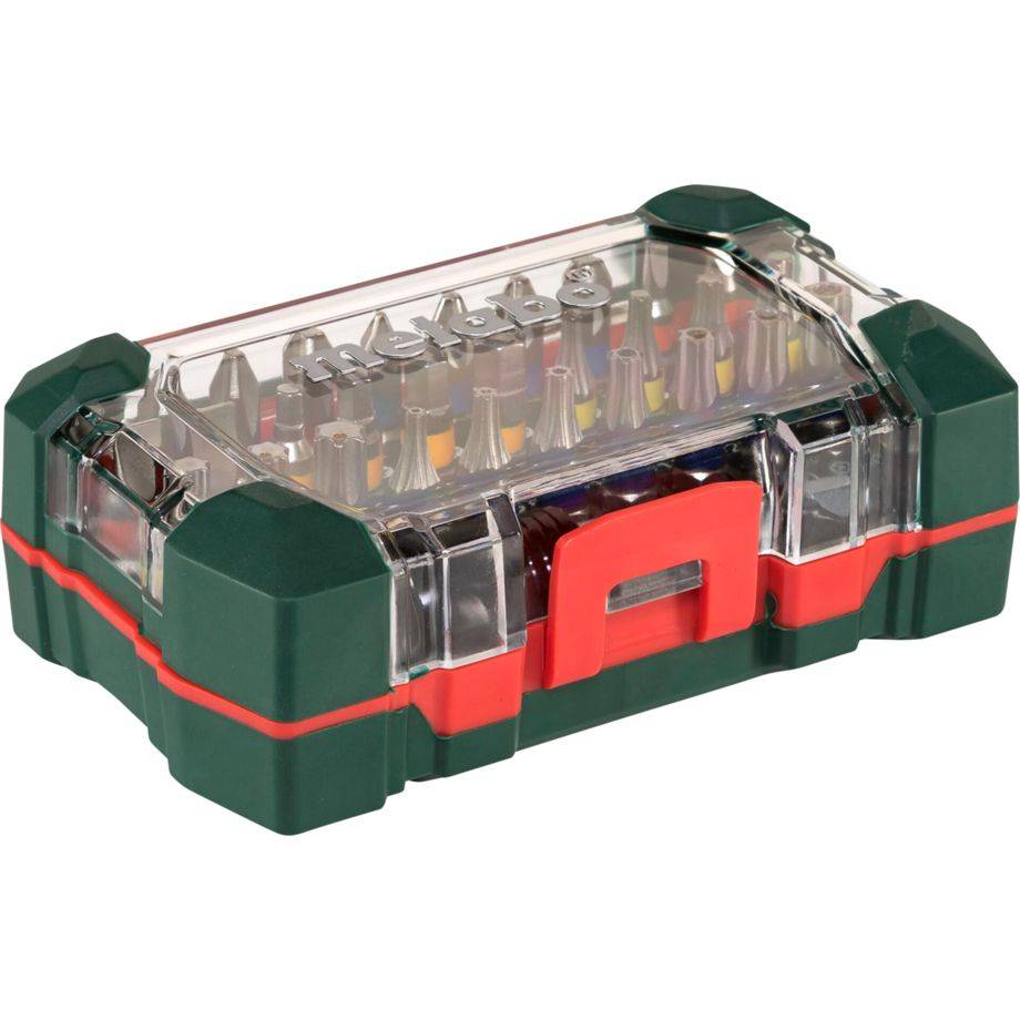 Metabo - Schraubenziehersatz - 32 Stücke - torx, phillips, pozidriv, hex, slot, aufbruchsicher Torx - Länge: 25 mm (6267-0