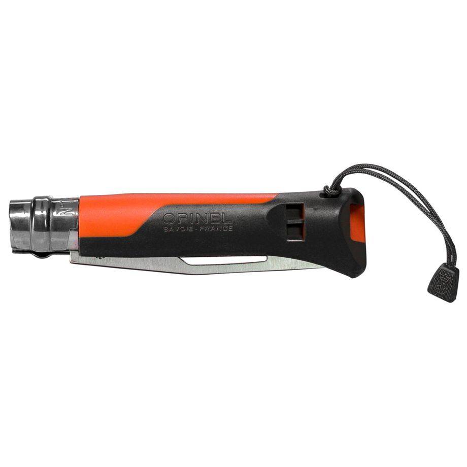 COLTELLO OPINEL 08 OUTDOOR MM 85 PP ARANCIONE/GRIGIO-2