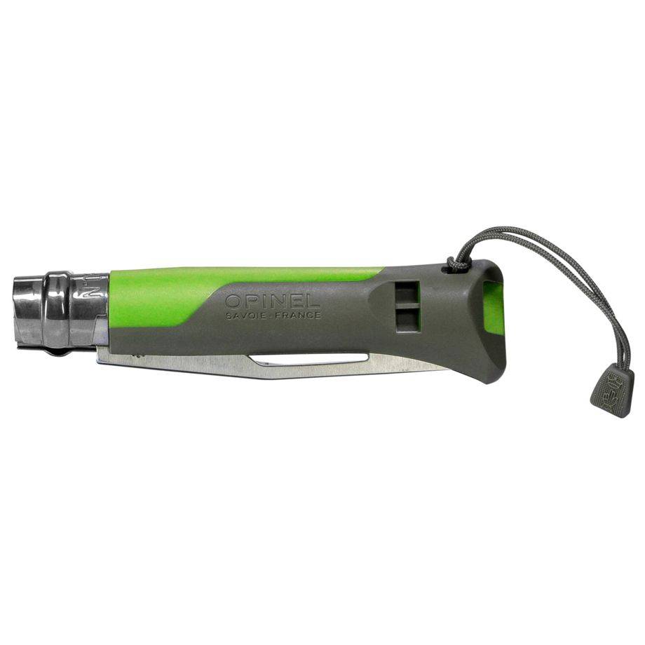 COLTELLO OPINEL 08 OUTDOOR MM 85 PP VERDE/GRIGIO-1