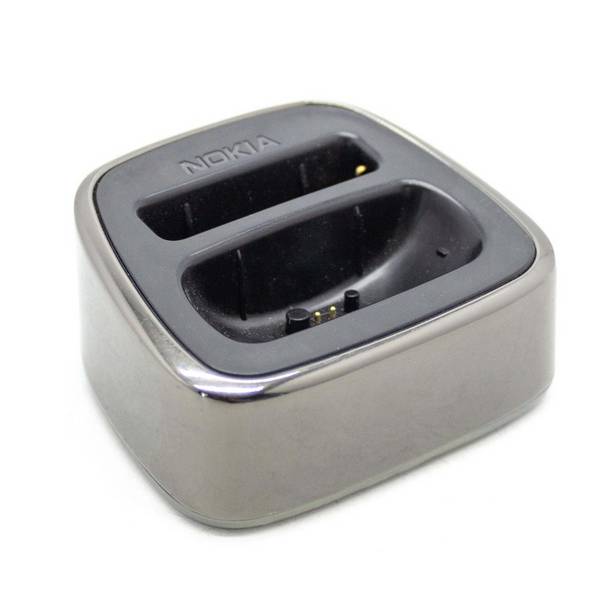 Nokia Dt-16 8800 Sirocco Dock Di Ricarica Caricatore Da Tavolo Silver Batteria