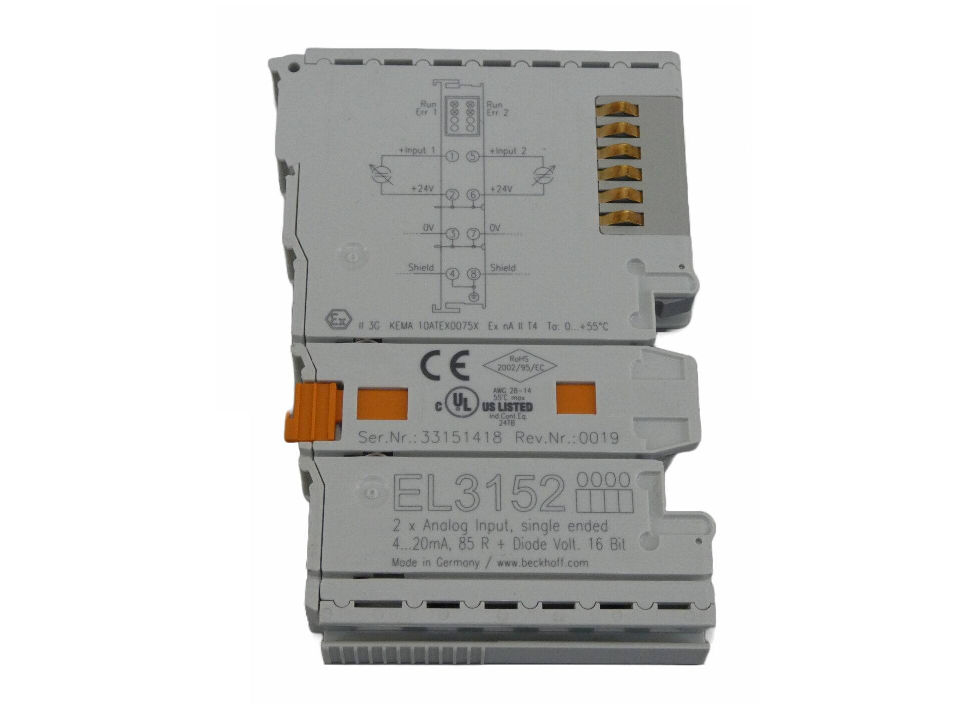 Morsetto analogico a 2 canali EtherCAT Beckhoff EL3152 (EL 3152)-0
