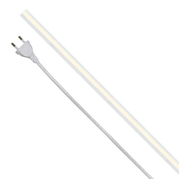 Striscia LED COB 220V bianco naturale 5mt kit IP65 Alcapower