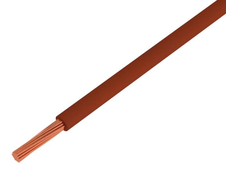 Cavo elettrico 1x1mm marrone H05V-K Helukabel-0