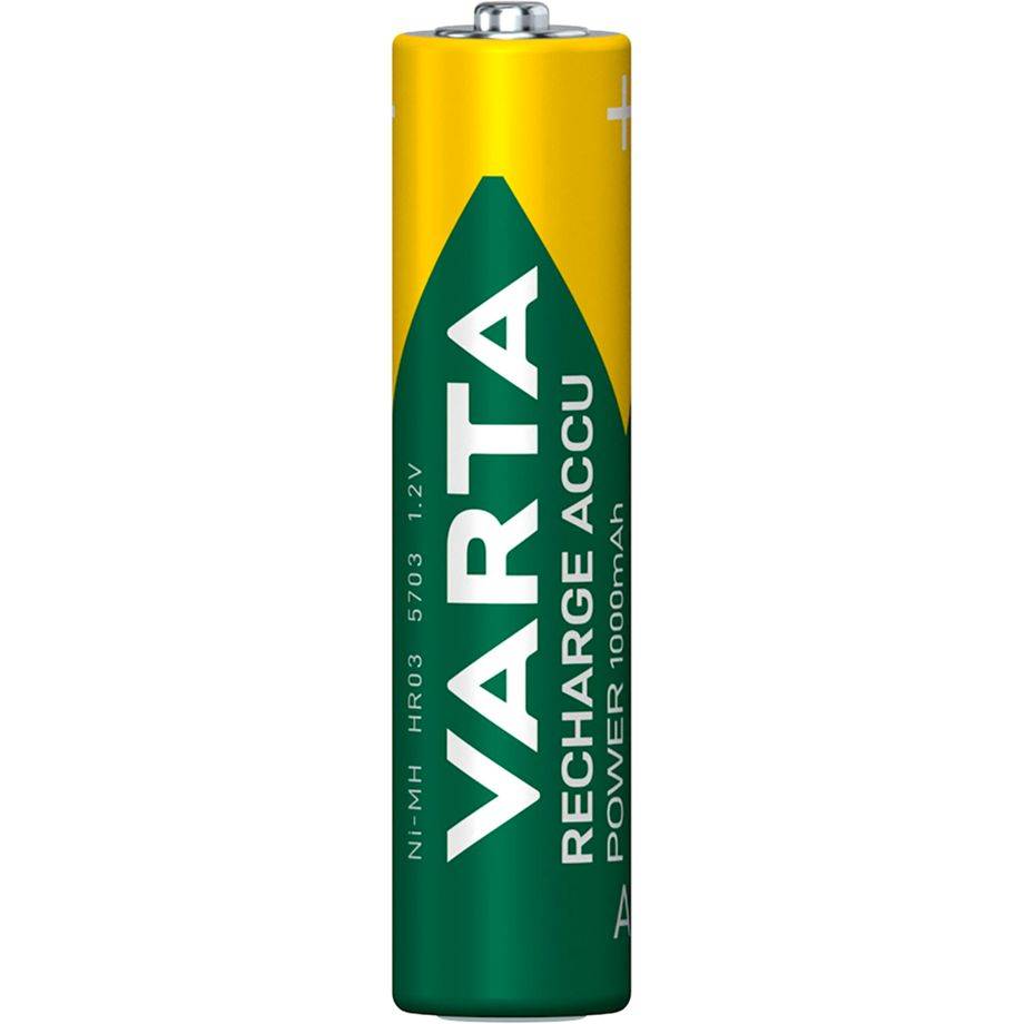 VARTA PROFESSIONAL ACCUS AAA 1000mAh Micro, LR03 Blister da 4-1