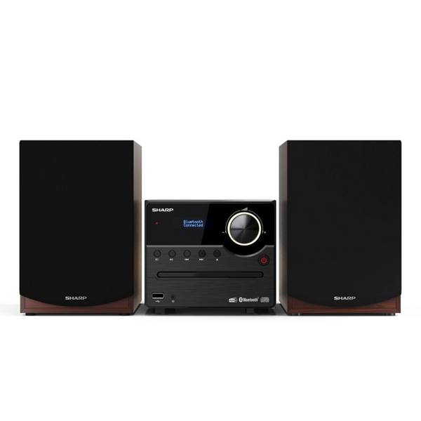 Sharp XL-B517D - Heim-Audio-Mikrosystem - Braun - 1 Disks - Voller Bereich - 60 - 20000 Hz - DAB+,FM (XL-B517BR)
