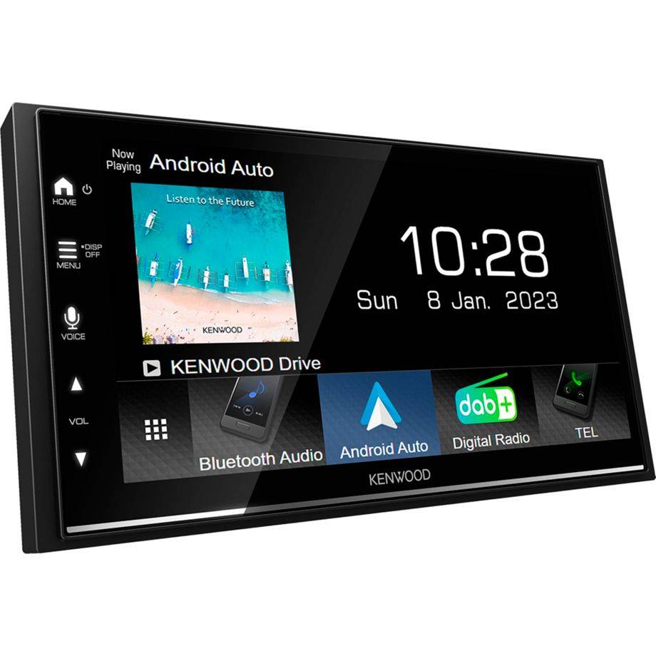 KENWOOD DMX7722DABS - 17,3 cm (6.8") Digital Media AV-Receiver mit Wireless CarPlay & Android Auto (4x50W, DAB+/UKW, BT,-0