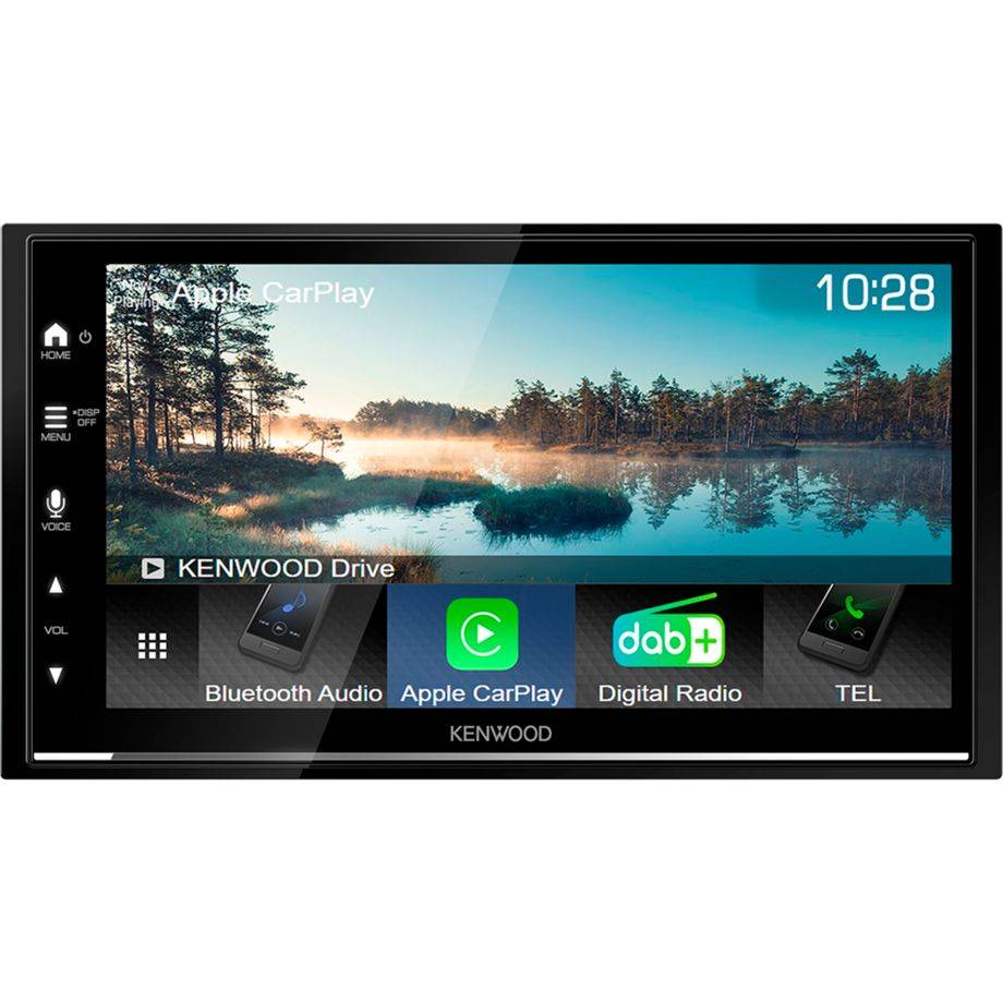 KENWOOD DMX7722DABS - 17,3 cm (6.8") Digital Media AV-Receiver mit Wireless CarPlay & Android Auto (4x50W, DAB+/UKW, BT,-2