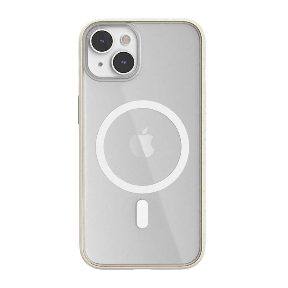 Woodcessories ECO644 Cover Apple iPhone 14 Plus 17 cm (6.7") Trasparente Bianco Clear Case Magsafe for iPhone ECO644-0