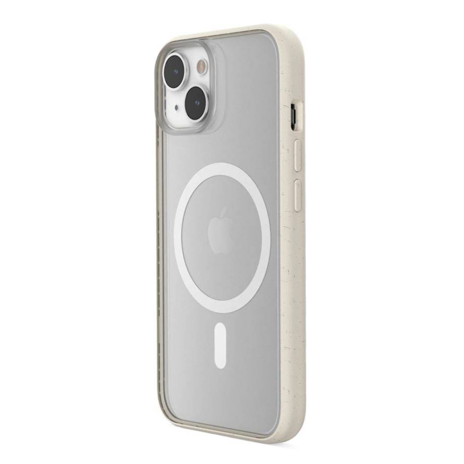 Woodcessories ECO644 Cover Apple iPhone 14 Plus 17 cm (6.7") Trasparente Bianco Clear Case Magsafe for iPhone ECO644-1