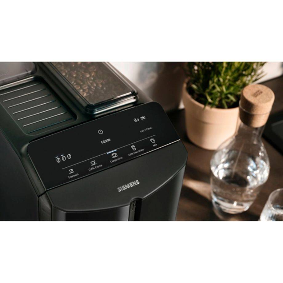 Macchina da caffÃƒÂ¨ Siemens completamente automatica EQ.300 TF301E19 lacca pianoforte/nero-3