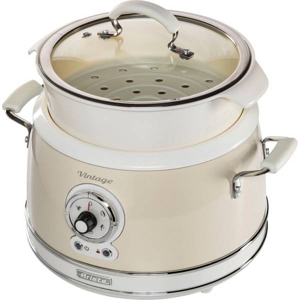 Ariete 2904 Rice Cooker e Slow Cooker Cuoci Riso 3.5 Litri 700W Beige per ricevere sempre un perfetto riso cotto