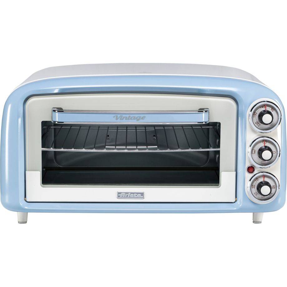 Ariete 979 Forno Elettrico di Design 18 Litri - Ideale per pizza da 30 cm - Doppio vetro - 1380 Watt - Acciaio Inox - Li-2